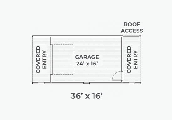 Garage Fort floor plan